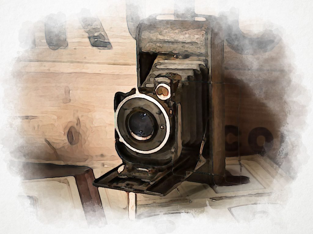 old fashioned camera